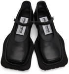 Sinéad O’Dwyer SSENSE Exclusive Black Tabitha Ringwood Edition Leather School Loafers