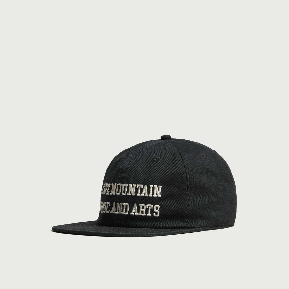 Café Mountain Men's Music And Arts Cap in Washed Black