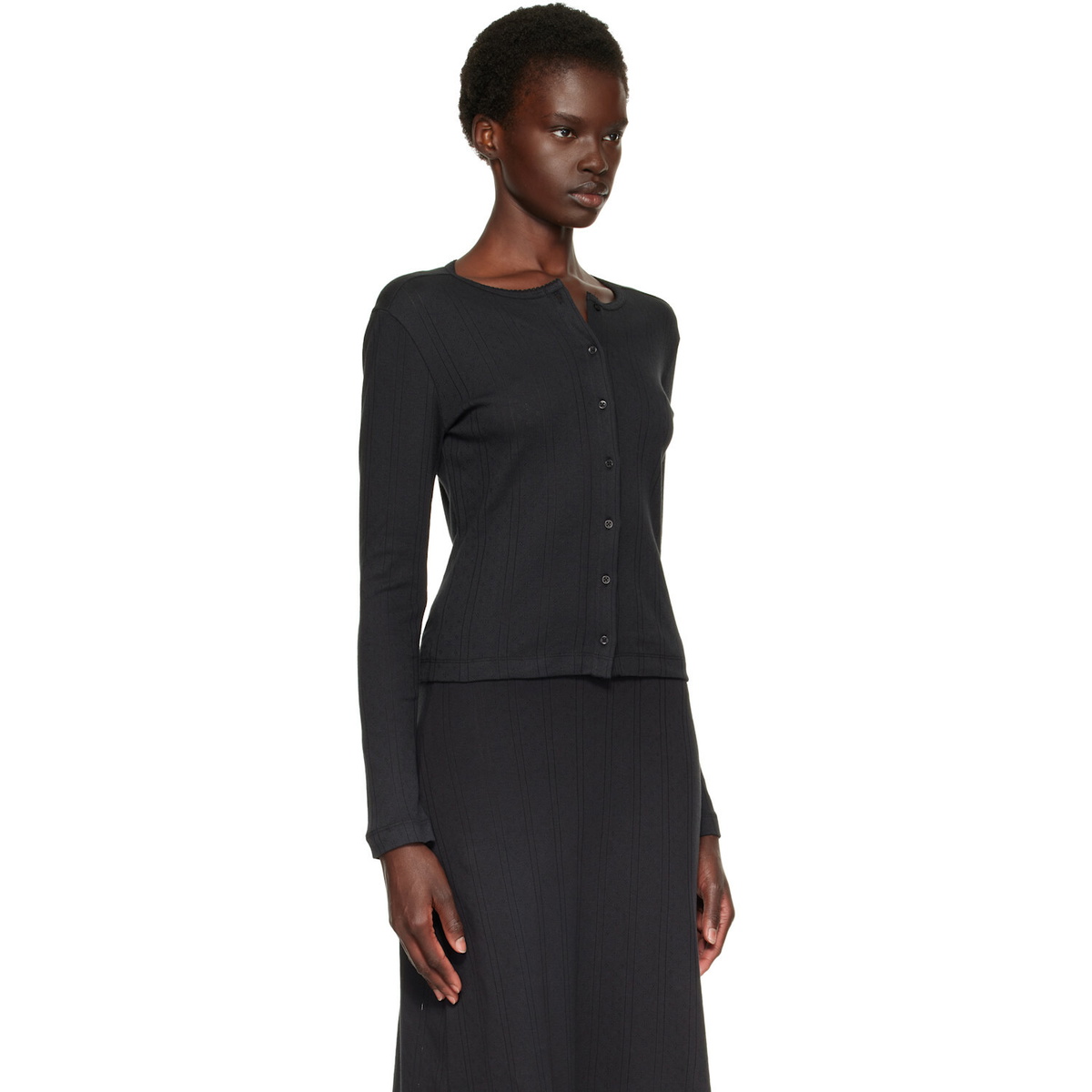 Cou Cou Black 'The Cardigan' Cardigan