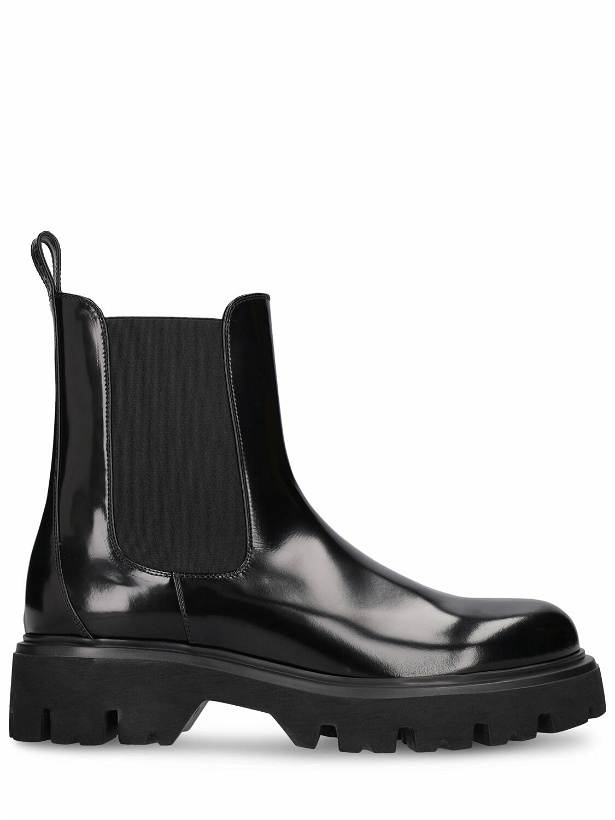 Photo: MSGM - Leather Chelsea Boots