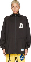 Doublet Black Metal Letter Track Jacket