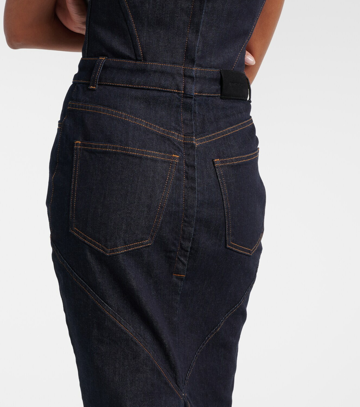 Givenchy Denim bustier dress