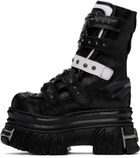 VETEMENTS Black & White New Rock Edition Gamer Boots
