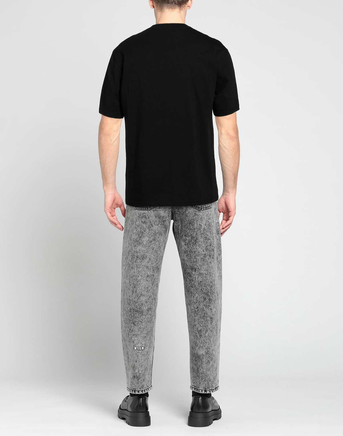 Just Cavalli Mens T-shirt in Black