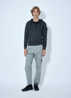 Stone Island Hooded Zip-Up Sweatshirt