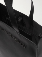 Alexander McQueen - North South Logo-Embossed Full-Grain Leather Tote Bag