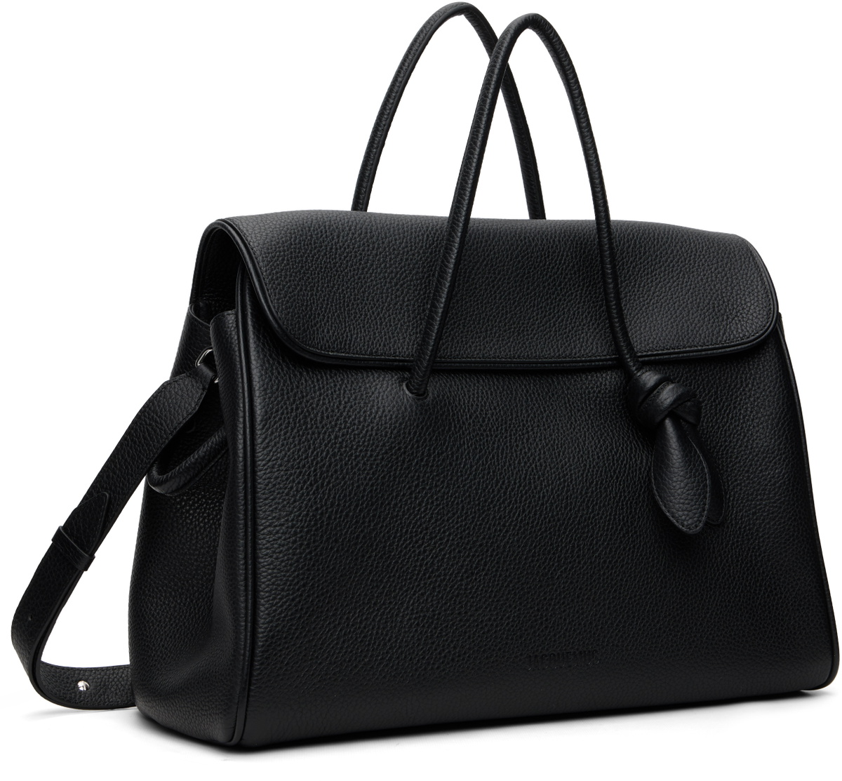 JACQUEMUS Black 'The Turismo shopper' Carryall Tote Jacquemus JACQUEMUS Black 'The Turismo shopper' Carryall Tote Jacquemus