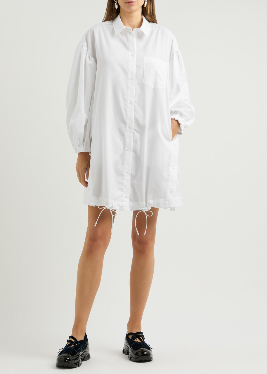 ワンピース Simone Rocha CORSET DETAILED SHIRT DRESS Simone Rocha（シモーネロシャ）の「CORSET DETAILED SHIRT