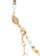 Anni LU Precious Mix 18kt Gold-plated Beaded Bracelet - Multicoloured 1 - One Size
