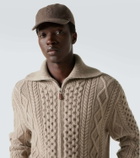 Loro Piana Logo cashmere baseball cap