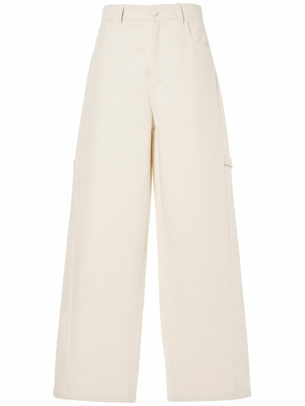 Photo: MAX MARA - Segnale Denim High Rise Cargo Wide Jeans