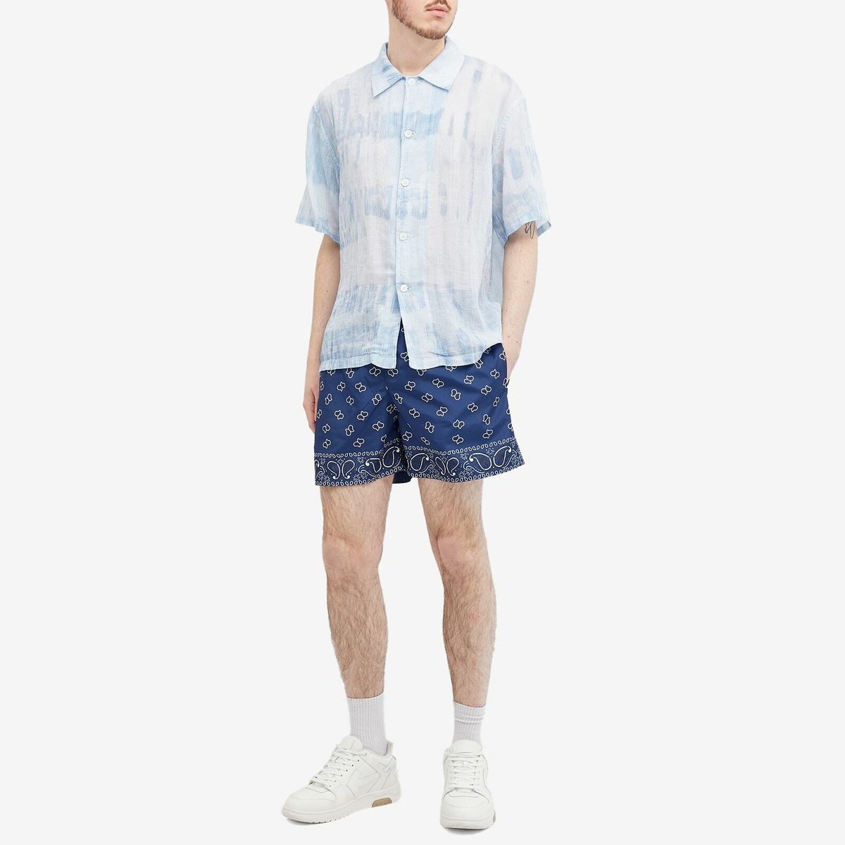 Palm Angels Paisley Boxer Shorts Shorts 600048577mlt main image 1