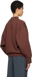 ANINE BING Burgundy Bradie 'Bing' Sweatshirt