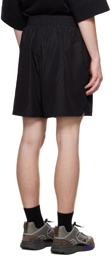 Jil Sander Black Elasticized Waistband Shorts