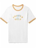 Sorry In Advance - Printed Cotton-Blend Jersey T-Shirt - White