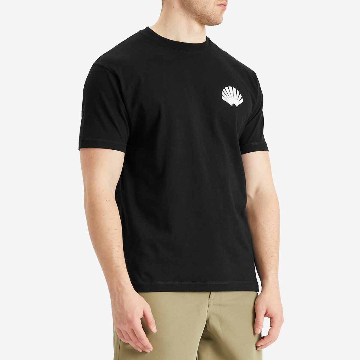 New Amsterdam Surf Association Men's Logo T-Shirt in Black/White