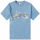 ICECREAM Men's Iced Out Running Dog T-Shirt in Blue