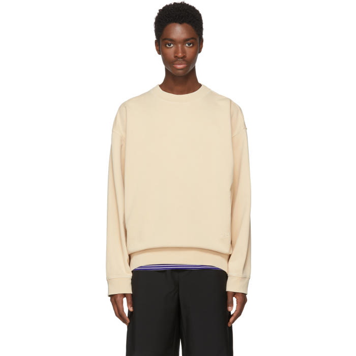 Photo: Acne Studios Beige Fayte Wash Sweatshirt 