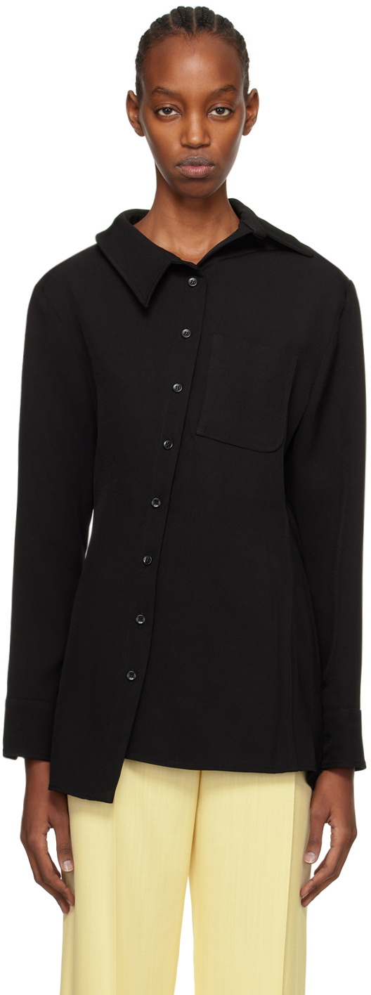 Jacquemus La Chemise Pablo Blouses 600046788blk