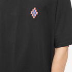 Marcelo Burlon Men's Cross Patch Oversized T-Shirt in Black