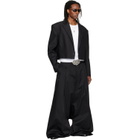 LU'U DAN Black Slashed Blazer