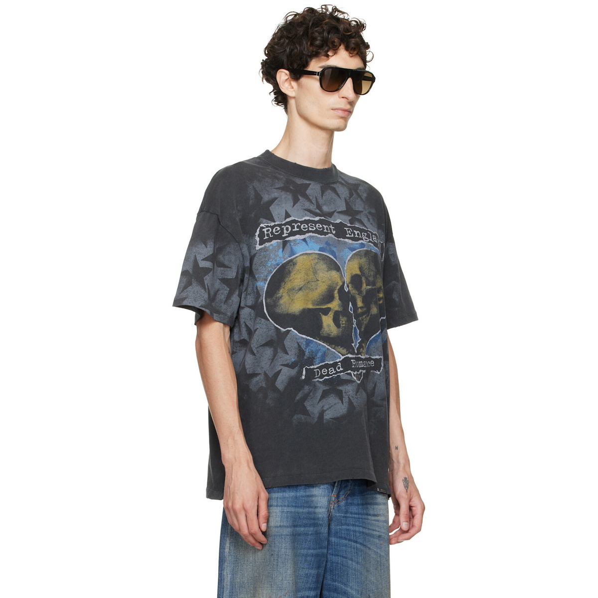 Represent Black 'Romance' T-shirt