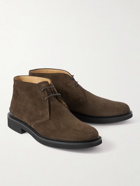 Tod's - Gommino Suede Chukka Boots - Brown