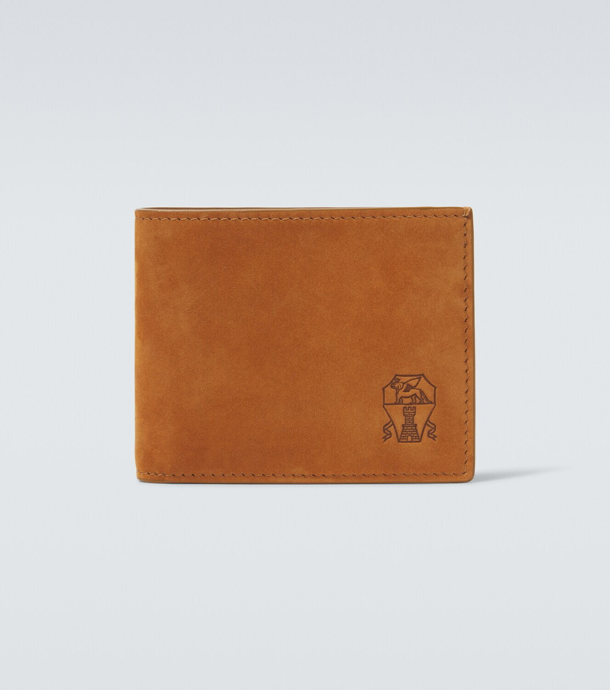 Brunello Cucinelli Suede bifold wallet