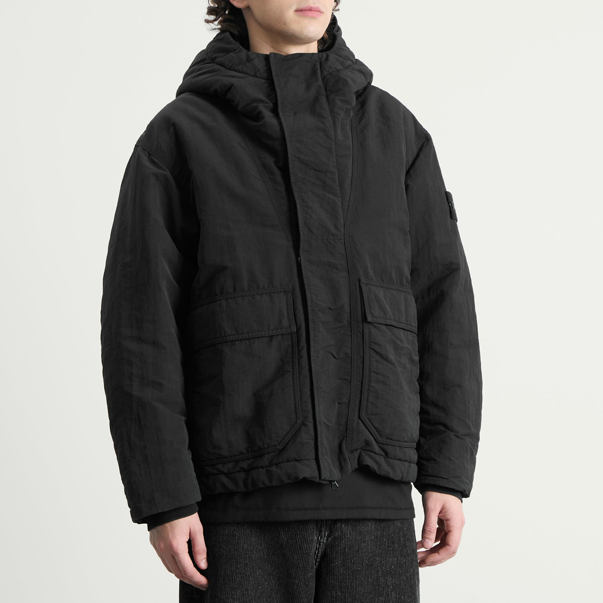 Stone Island Men's Naslan-TC Corrosion Treatment Parka Jacket in