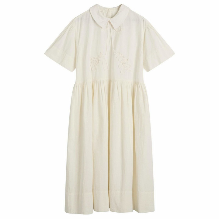 Photo: Story mfg. Women's Maple Dress in Ecru Ribbon