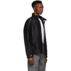 Junya Watanabe Black Ramie Satin Jacket