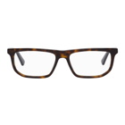 McQ Alexander McQueen Tortoiseshell Rectangular Glasses