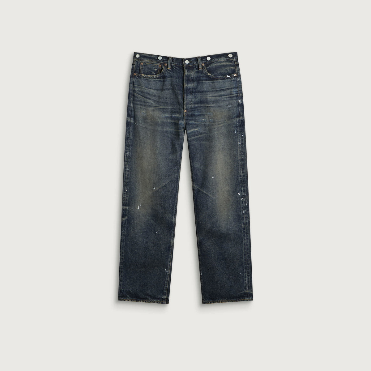 Junya Watanabe MAN Men's Custom Patchwork Denim Jeans in Indigo Mix