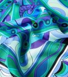 Pucci Printed silk twill scarf