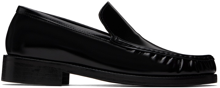 Photo: Acne Studios Black Leather Loafers