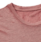 Altea - Slub Linen T-Shirt - Pink