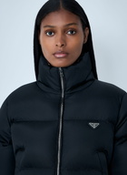 Prada Short Re-Nylon Down Jacket