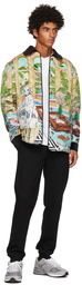 Casablanca Multicolor Dream House Quilted Hunting Jacket