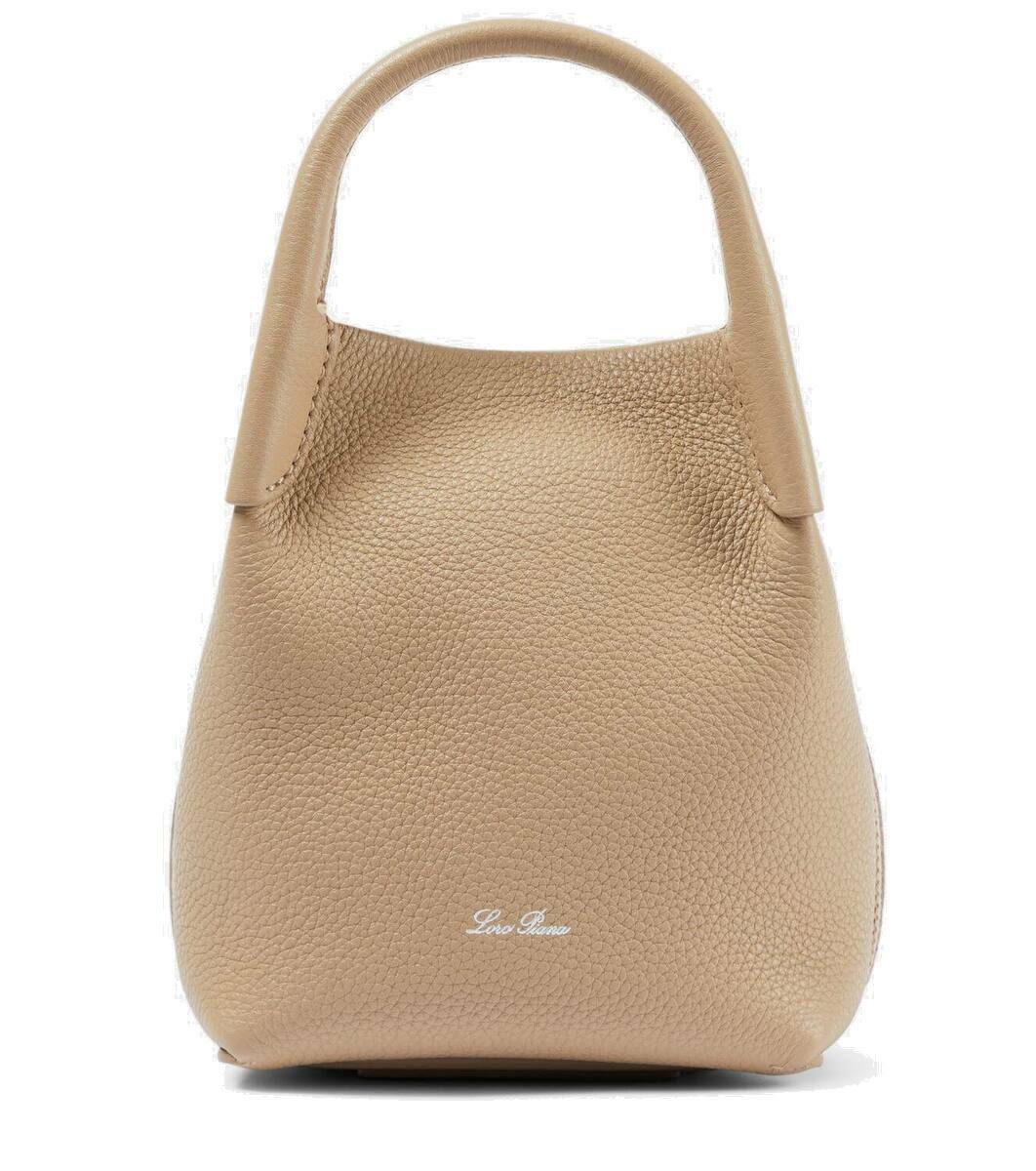 Bale Large canvas tote bag in white - Loro Piana