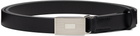 AURALEE Black Slide-Buckle Belt
