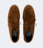 Bottega Veneta Intrecciato suede desert boots