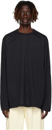 Y-3 Black Premium Long Sleeve T-Shirt