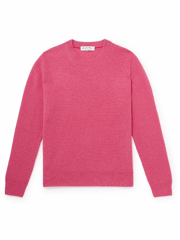 Photo: Alex Mill - Jordan Cashmere Sweater - Pink