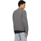 MM6 Maison Margiela Gray Utility Pocket Sweatshirt
