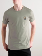 Belstaff - Logo-Appliquéd Cotton-Jersey T-Shirt - Gray