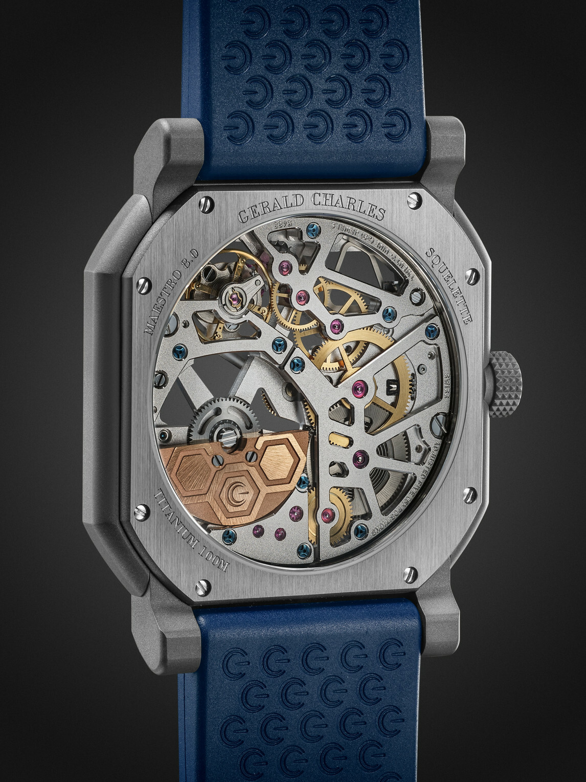 Gerald Charles - Maestro 8.0 GC Sport Limited Edition Automatic Chronograph Titanium Watch, Ref. GC8.0-TX-TN-01