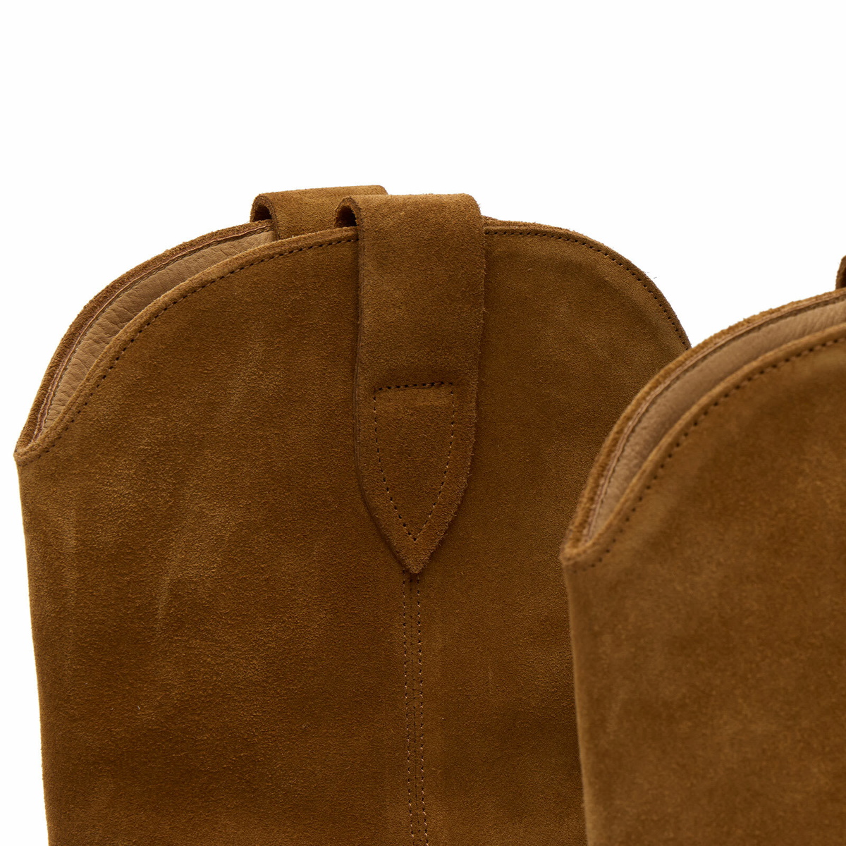 Isabel Marant Women's Duerto Suede Cowboy Boots in Cognac
