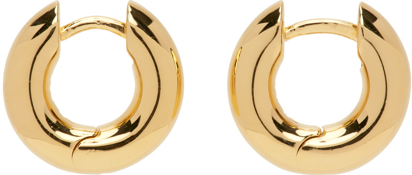 Sophie Buhai Gold Medium Bagel Hoops Sophie Buhai