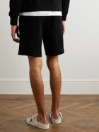 TOM FORD - Straight-Leg Cotton-Terry Drawstring Shorts - Black