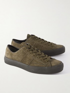 TOM FORD - Cambridge Suede Sneakers - Green